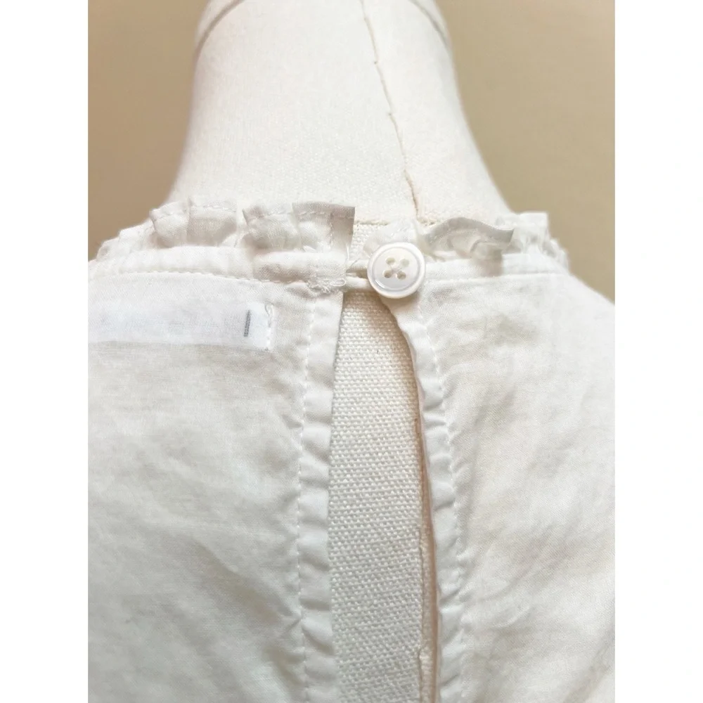 REFORMATION Organic Cotton Peasant Blouse